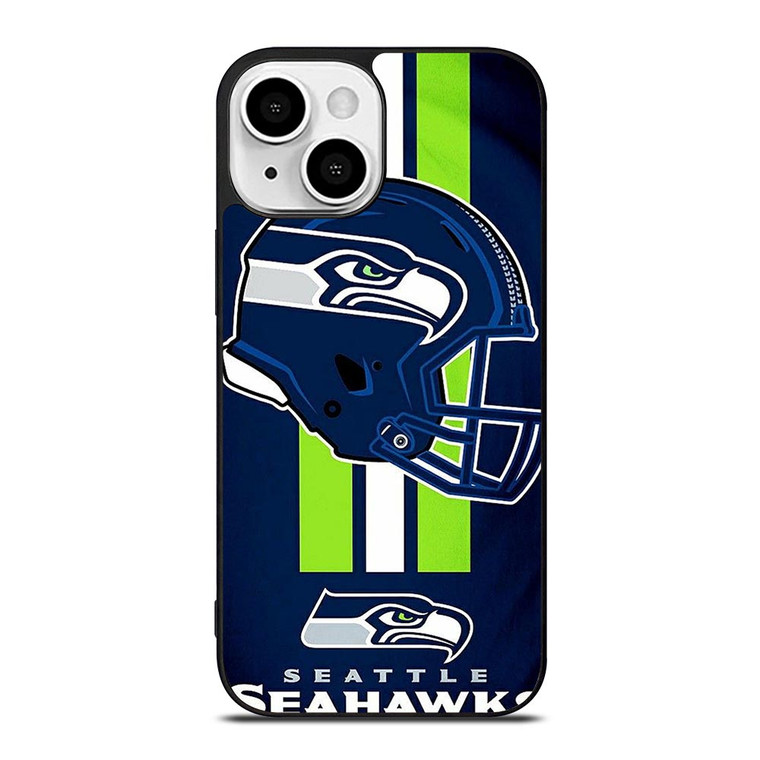 SEATTLE SEAHAWKS LOGO HELMET iPhone 13 Mini Case Cover