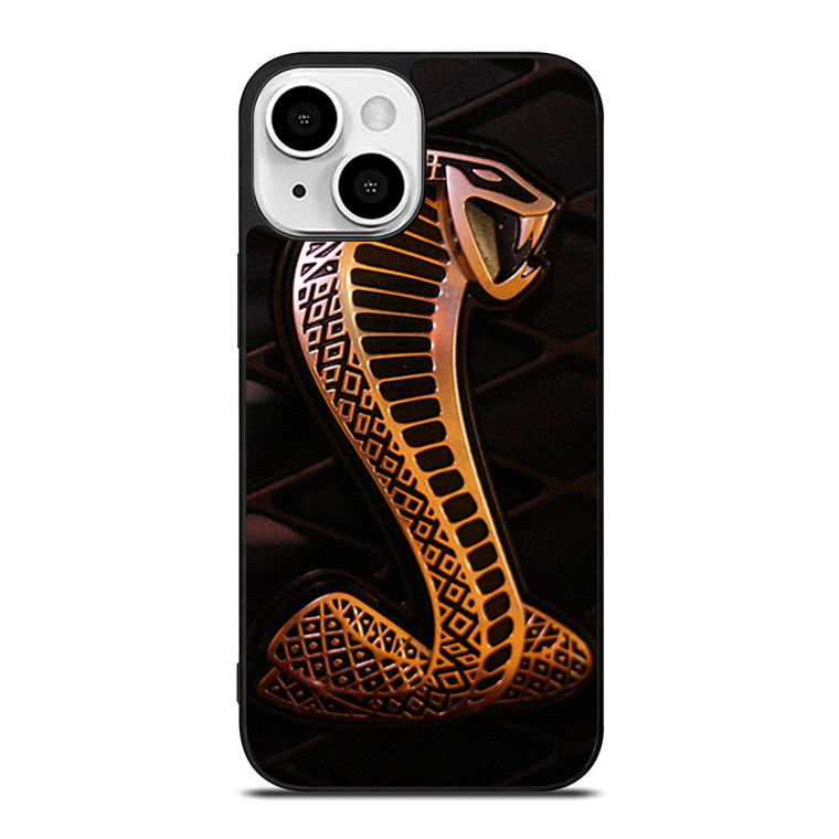 SHELBY COBRA FORD GOLD LOGO iPhone 13 Mini Case Cover