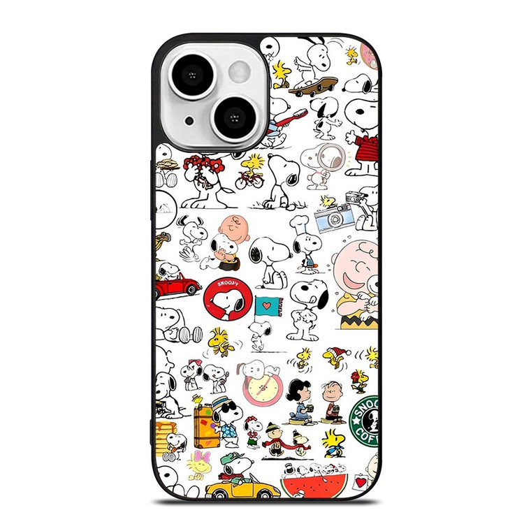 SNOOPY COFFEE THE PEANUTS iPhone 13 Mini Case Cover