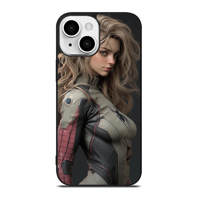 SPIDER GIRL MARVEL COMICS CARTOON SEXY iPhone 13 Mini Case Cover