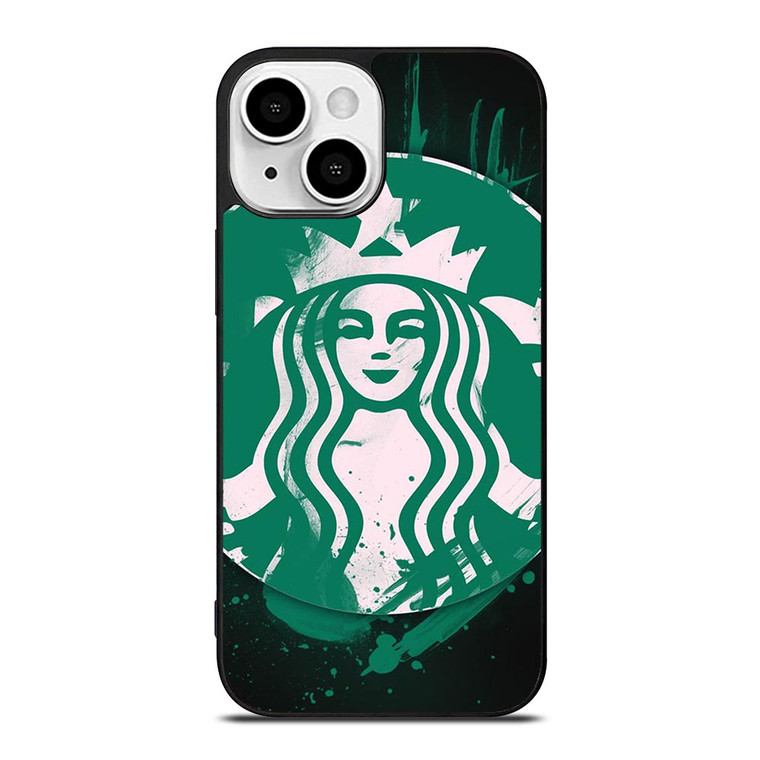 STARBUCKS COFFEE LOGO ART iPhone 13 Mini Case Cover