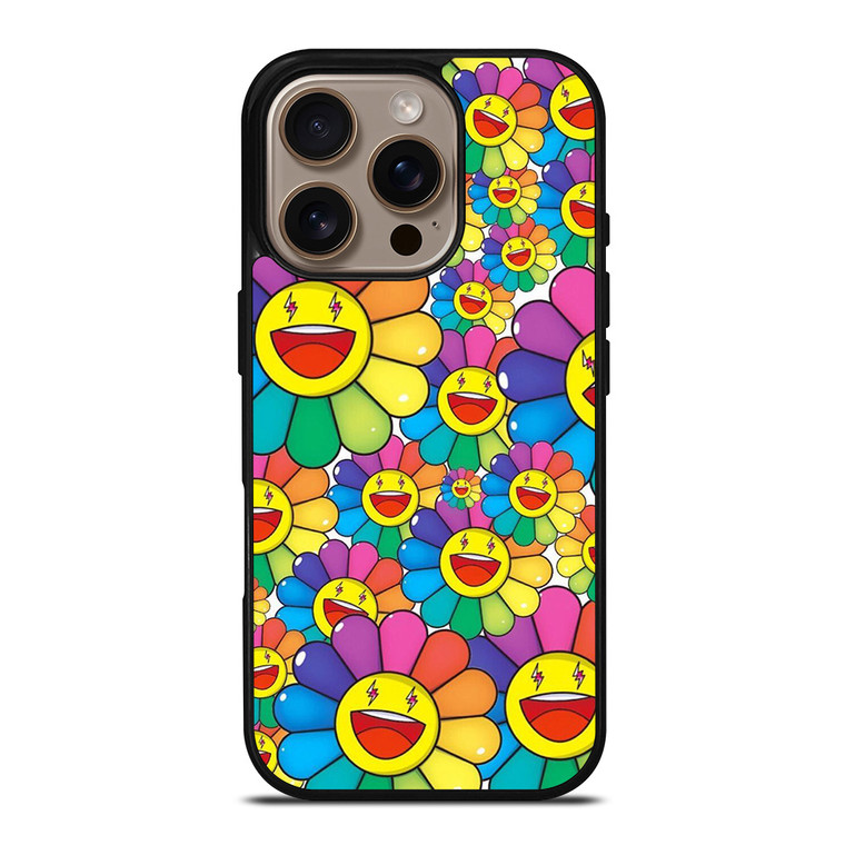 TAKASHI MURAKAMI FLOWER ART iPhone 16 Pro Case Cover