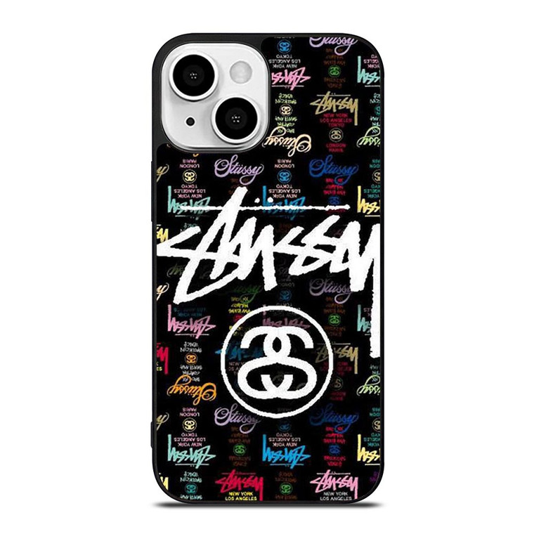 STUSSY FASHION LOGO ICON iPhone 13 Mini Case Cover