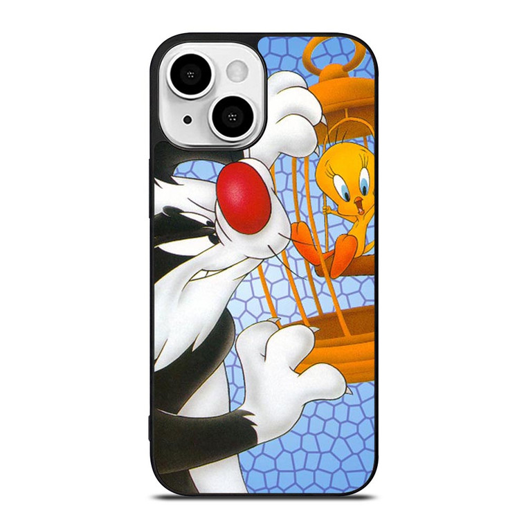 SYLVESTER AND TWEETY Looney Tunes iPhone 13 Mini Case Cover