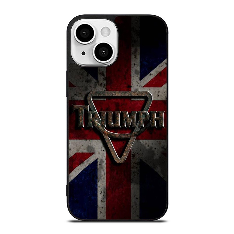 TRIUMPH MOTORCYCLE EMBLEM 2 iPhone 13 Mini Case Cover