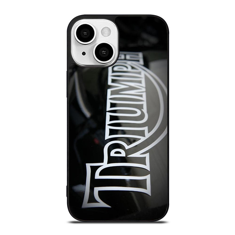 TRIUMPH MOTORCYCLE EMBLEM iPhone 13 Mini Case Cover