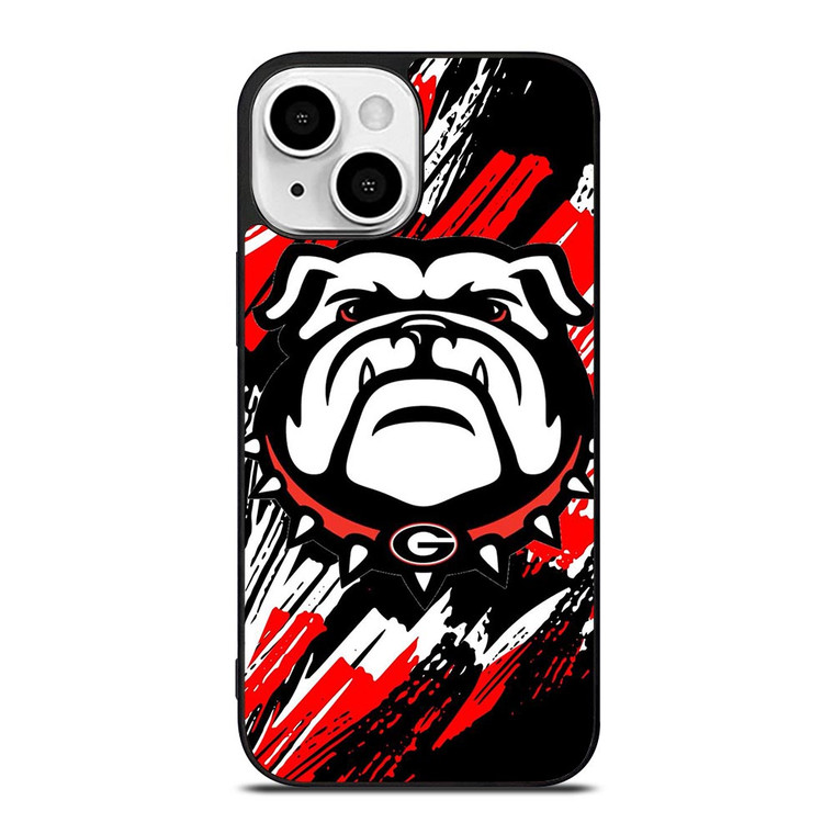 UGA UNIVERSITY OF GEORGIA BULLDOGS LOGO iPhone 13 Mini Case Cover