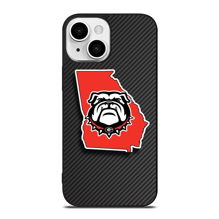 UGA UNIVERSITY OF GEORGIA BULLDOGS iPhone 13 Mini Case Cover