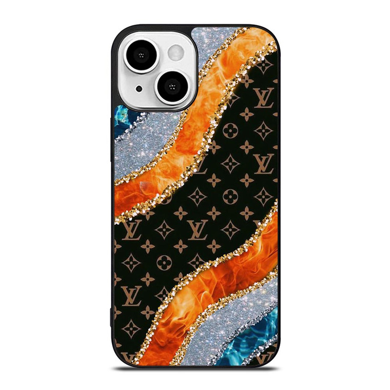 UNIQUE LOUIS VUITTON LV LOGO PATTERN iPhone 13 Mini Case Cover