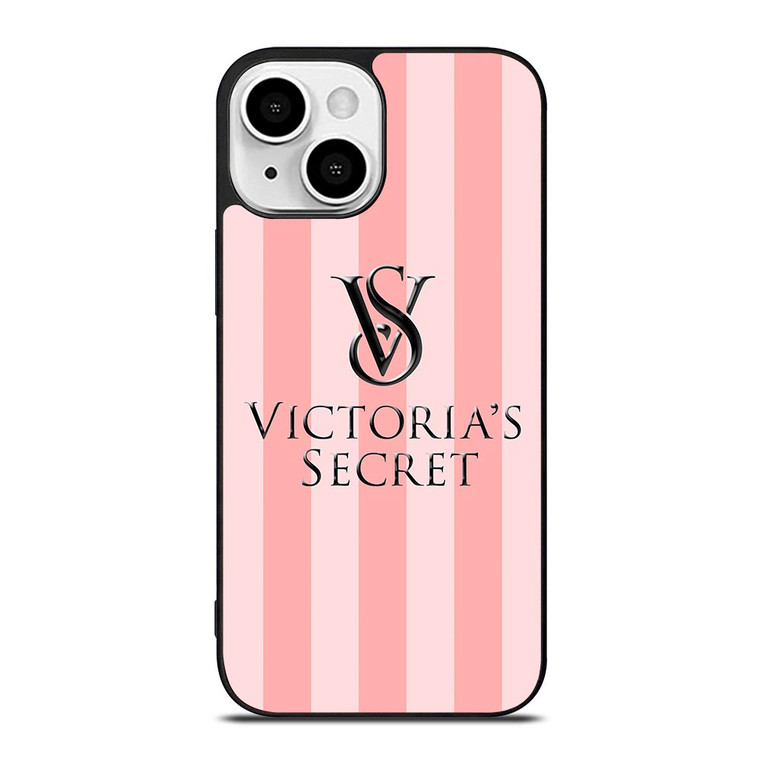 VICTORIA'S SECRET PINK STRIPES iPhone 13 Mini Case Cover