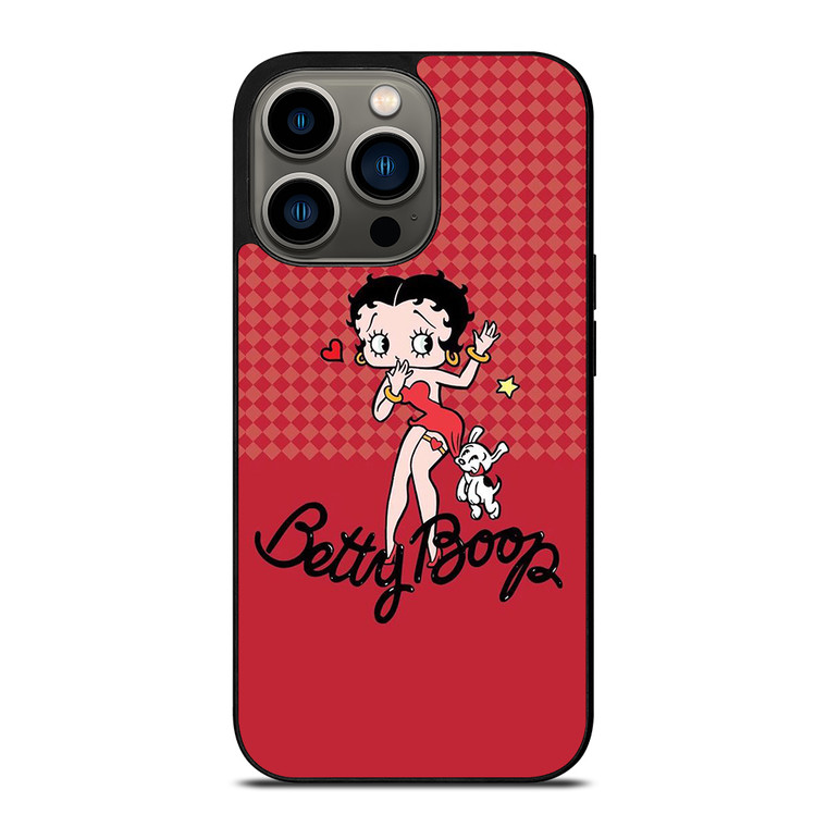 BETTY BOOP CARTOON iPhone 13 Pro Case Cover