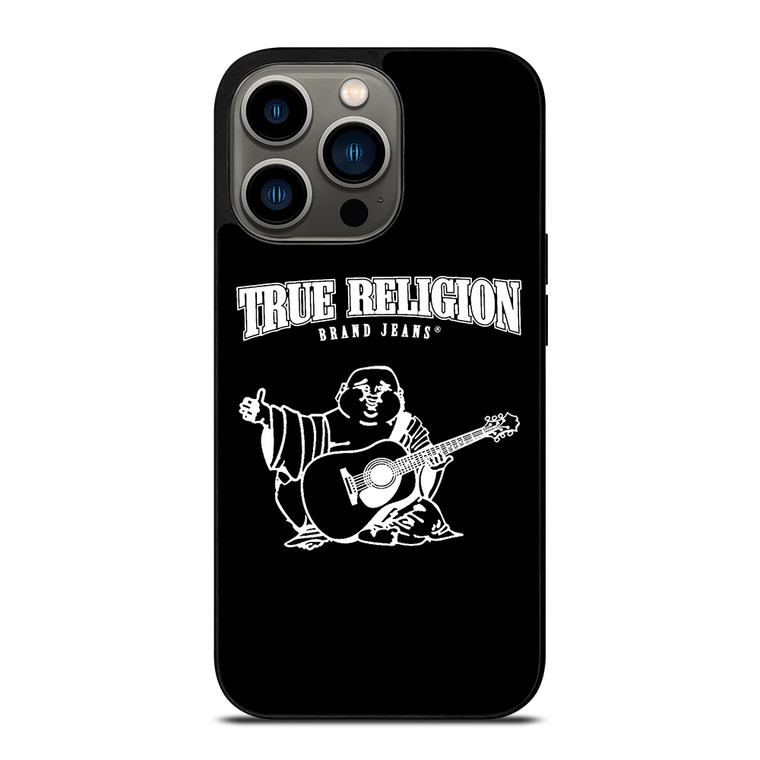 BIG BUDDHA TRUE RELIGION BLACK iPhone 13 Pro Case Cover