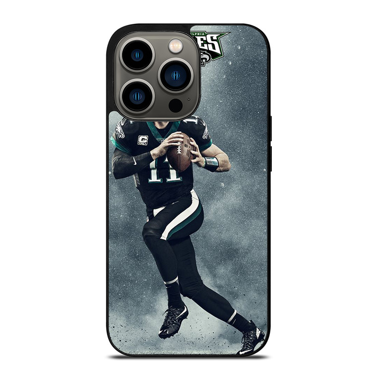 CARSON WENTZ PHILADELPHIA EAGLES iPhone 13 Pro Case Cover