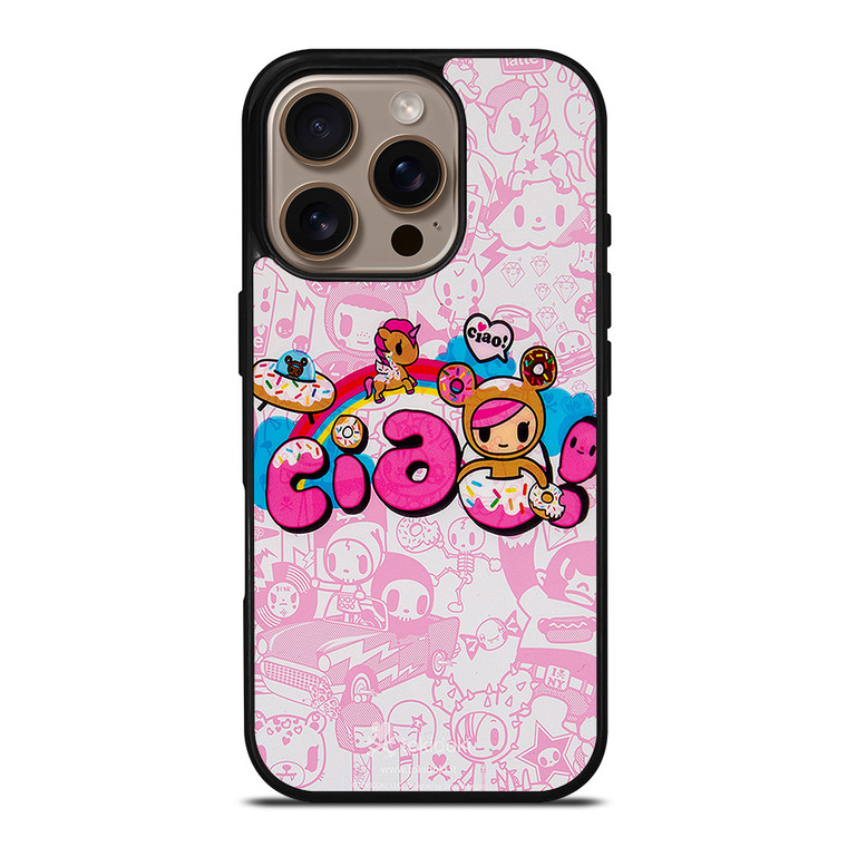 TOKIDOKI DONUTELLA UNICORNO CIAO iPhone 16 Pro Case Cover