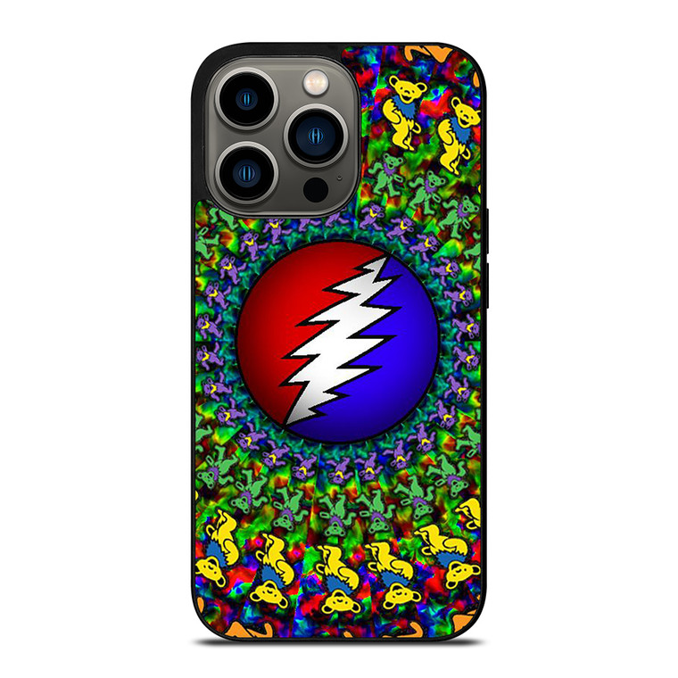 GRATEFUL DEAD DANCING BEARS LOGO iPhone 13 Pro Case Cover