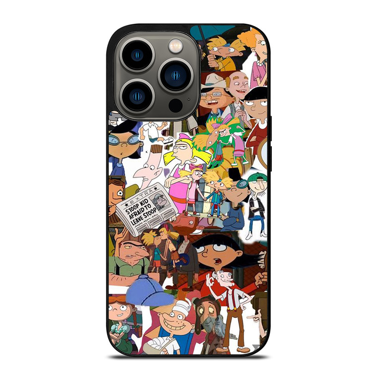 HEY ARNOLD COLLAGE iPhone 13 Pro Case Cover