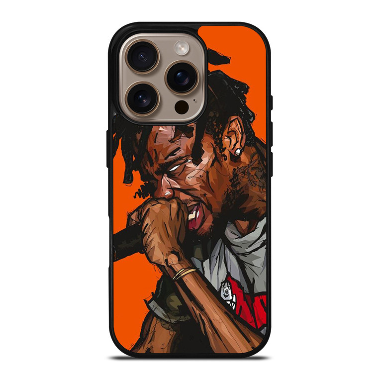 TRAVIS SCOTT ART iPhone 16 Pro Case Cover