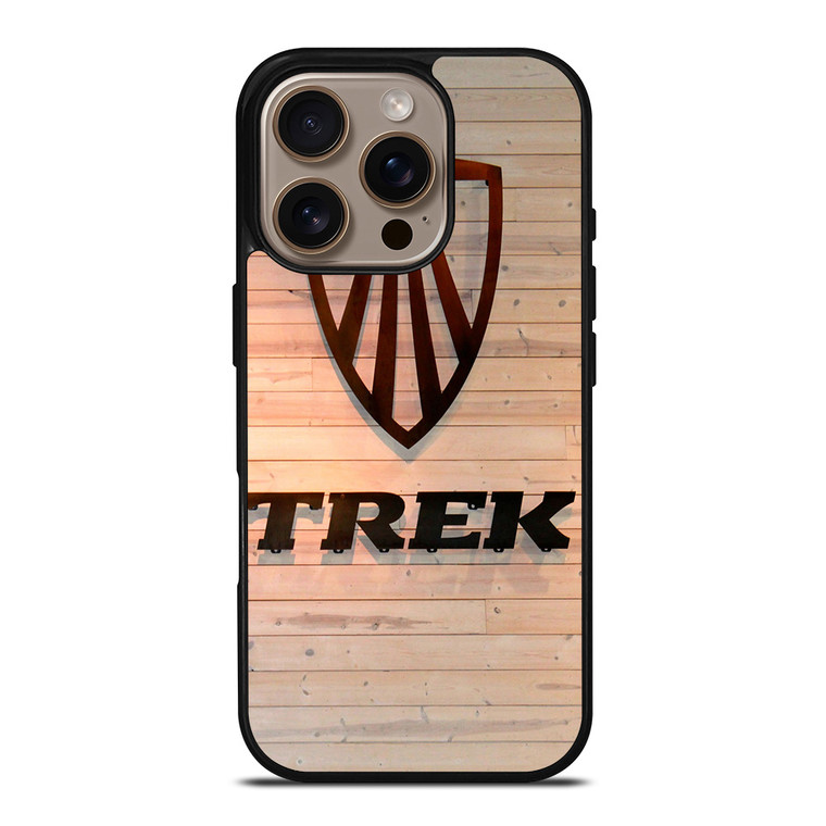 TREK BIKE WOODEN LOGO iPhone 16 Pro Case Cover