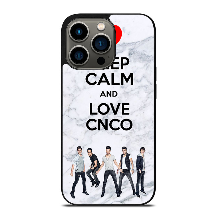 KEEP CALM AND LOVE CNCO MARBLE iPhone 13 Pro Case Cover