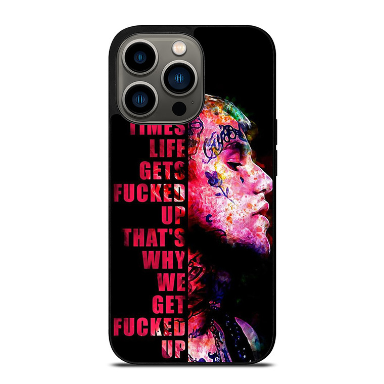 LIL PEEP FUCKED UP iPhone 13 Pro Case Cover