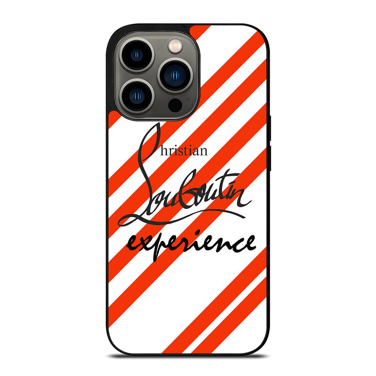 LOUBOUTIN STRIPE LOGO iPhone 13 Pro Case Cover
