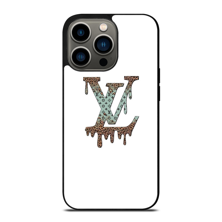 LOUIS VUITTON LV MELTING LOGO PATTERN iPhone 13 Pro Case Cover