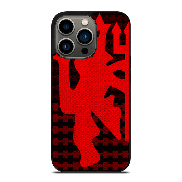 MANCHESTER UNITED RED DEVIL LOGO iPhone 13 Pro Case Cover