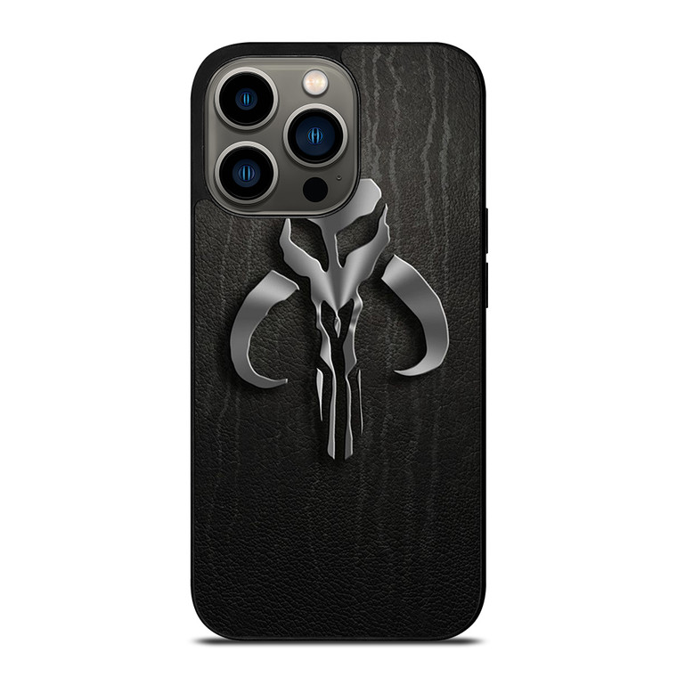 MANDALORIAN LEATHER LOGO iPhone 13 Pro Case Cover