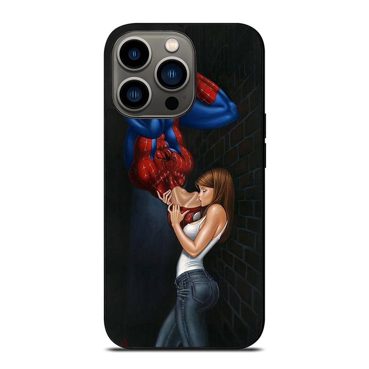 MARY JANE SPIDERMAN KISSING iPhone 13 Pro Case Cover