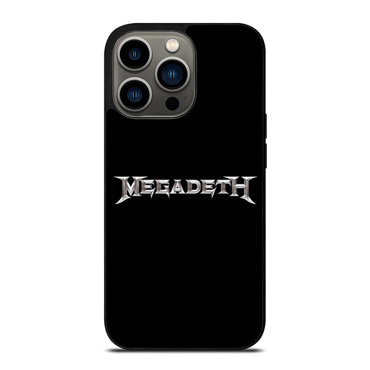 MEGADETH LOGO METAL BAND iPhone 13 Pro Case Cover