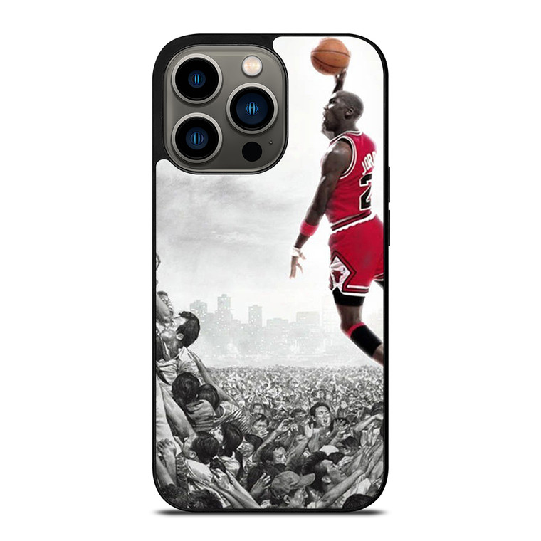 MICHAEL JORDAN AIR DUNK WALL iPhone 13 Pro Case Cover
