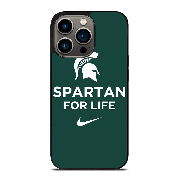 MICHIGAN STATE SPARTAN FOR LIFE iPhone 13 Pro Case Cover