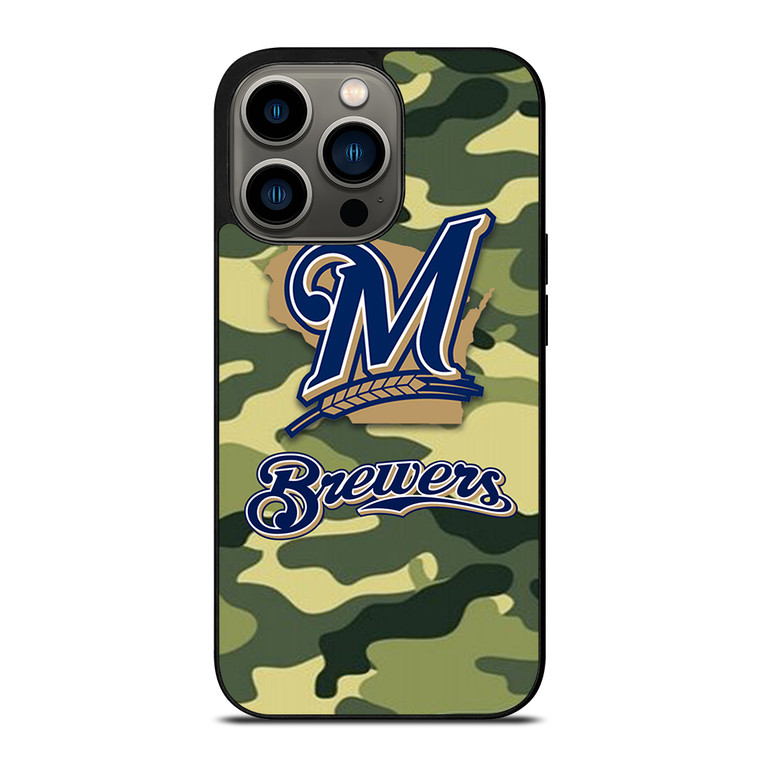 MILWAUKEE BREWERS CAMO LOGO iPhone 13 Pro Case Cover