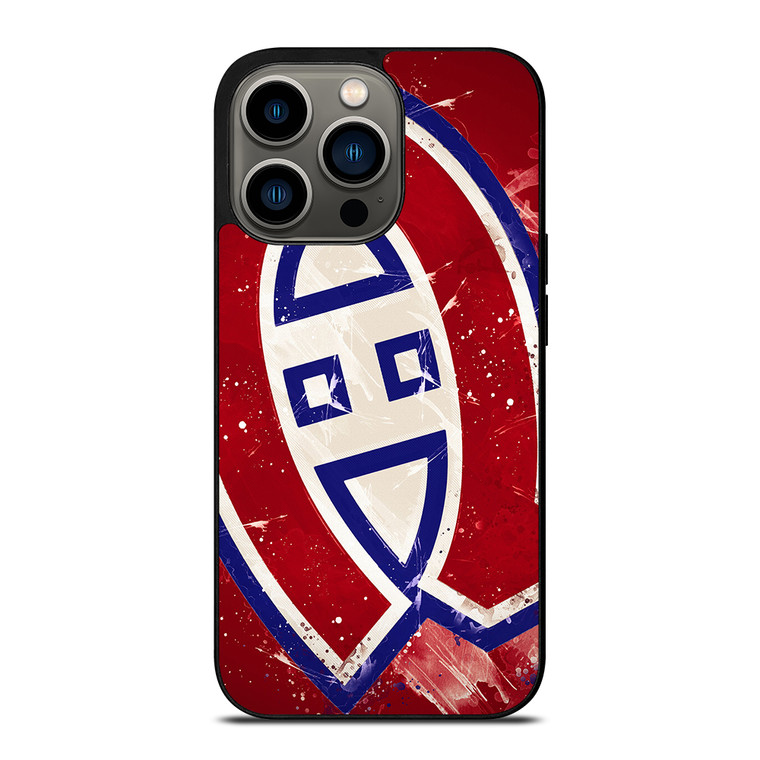 MONTREAL CANADIENS NHL SPLASH LOGO iPhone 13 Pro Case Cover