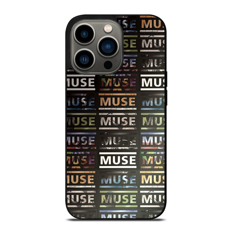MUSE BAND ROCK LOGO COLLAGE iPhone 13 Pro Case Cover
