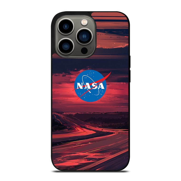 NASA LOGO SUNSET iPhone 13 Pro Case Cover