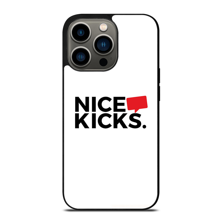 NICE KICKS SNEAKERS LOGO iPhone 13 Pro Case Cover