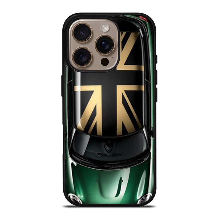 UNIONS JACK MINI COOPER GREEN iPhone 16 Pro Case Cover