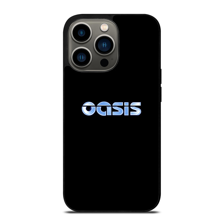 OASIS BAND ROCK LOGO CHROME iPhone 13 Pro Case Cover