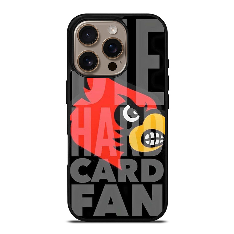 UNIVERSITY OF LOUISVILLE CARDINALS FAN iPhone 16 Pro Case Cover
