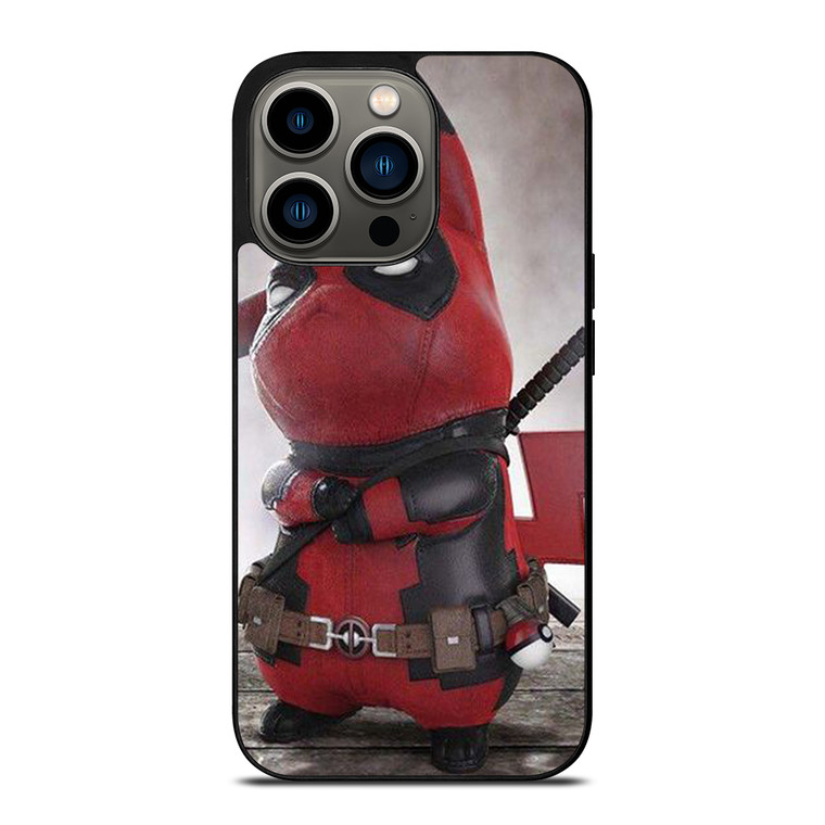 PIKACHU POKEMON DEADPOOL iPhone 13 Pro Case Cover