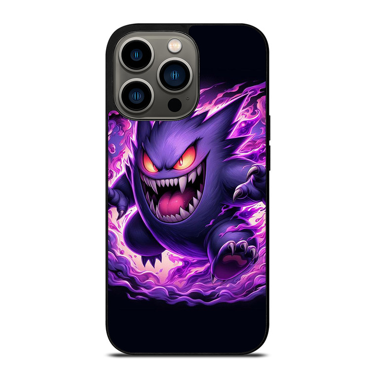 POKEMON POCKET MONSTER GENGAR SINISTER iPhone 13 Pro Case Cover