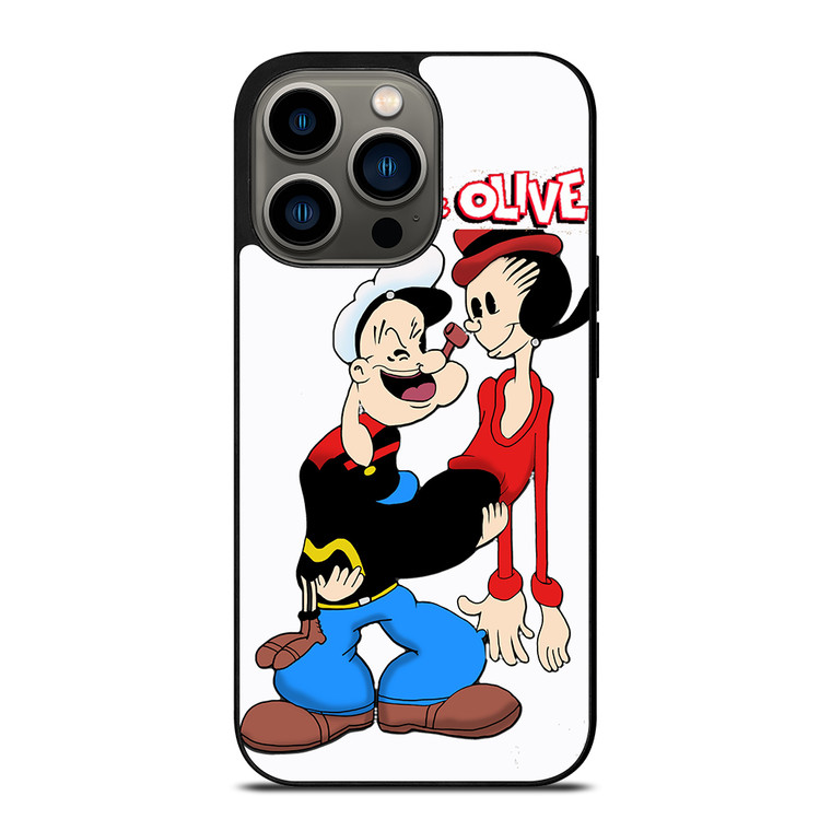 POPEYE AND OLIVE In Love iPhone 13 Pro Case Cover