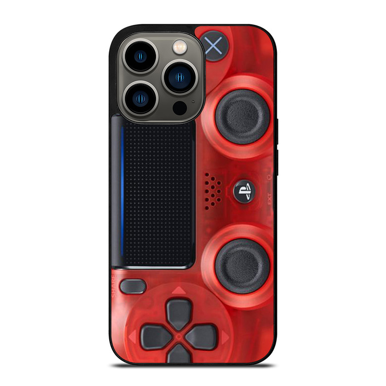 PS4 CONTROLLER PLAY STATION RED iPhone 13 Pro Case Cover