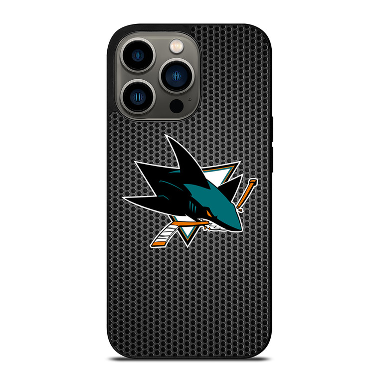 SAN JOSE SHARKS METAL iPhone 13 Pro Case Cover