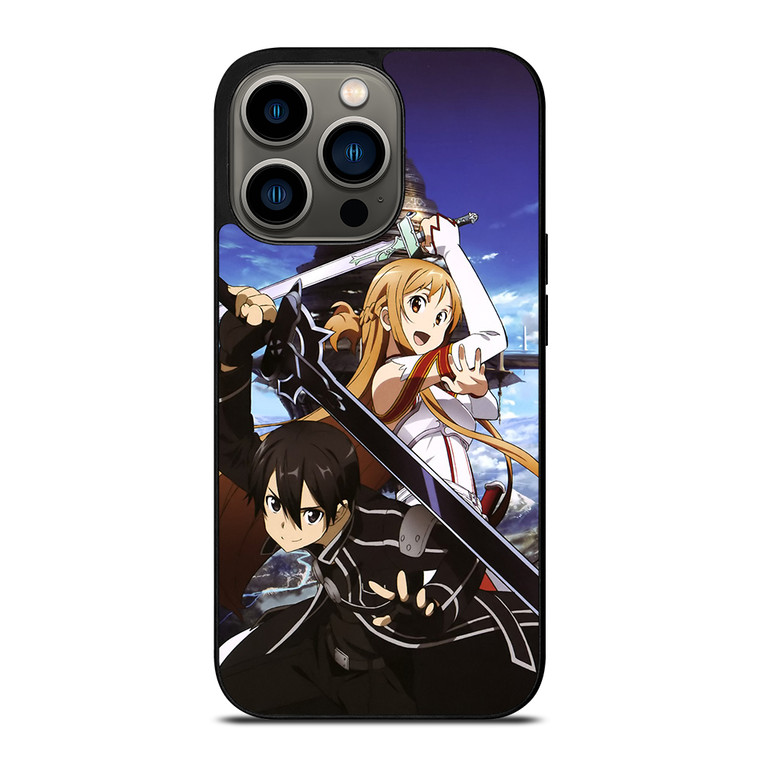 SAO SWORD ART ONLINE KIRITO AND ASUNA iPhone 13 Pro Case Cover