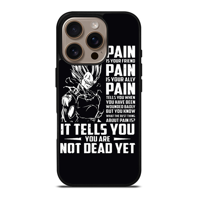 VEGETA QUOTE DRAGON BALL 2 iPhone 16 Pro Case Cover