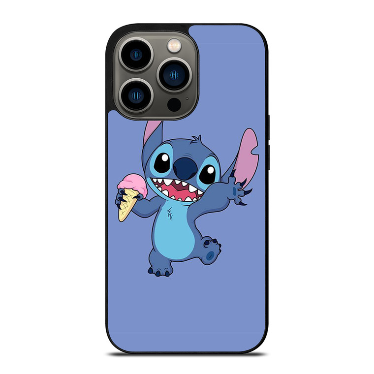 STITCH DISNEY CARTOON ICE CREAM iPhone 13 Pro Case Cover