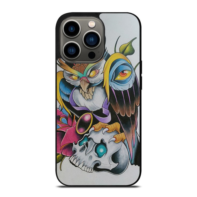 SUGAR SCHOOL OWL TATTOO iPhone 13 Pro Case Cover