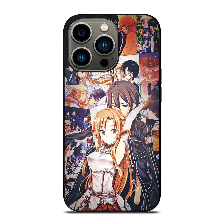 SWORD ART ONLINE KIRITO AND ASUNA iPhone 13 Pro Case Cover